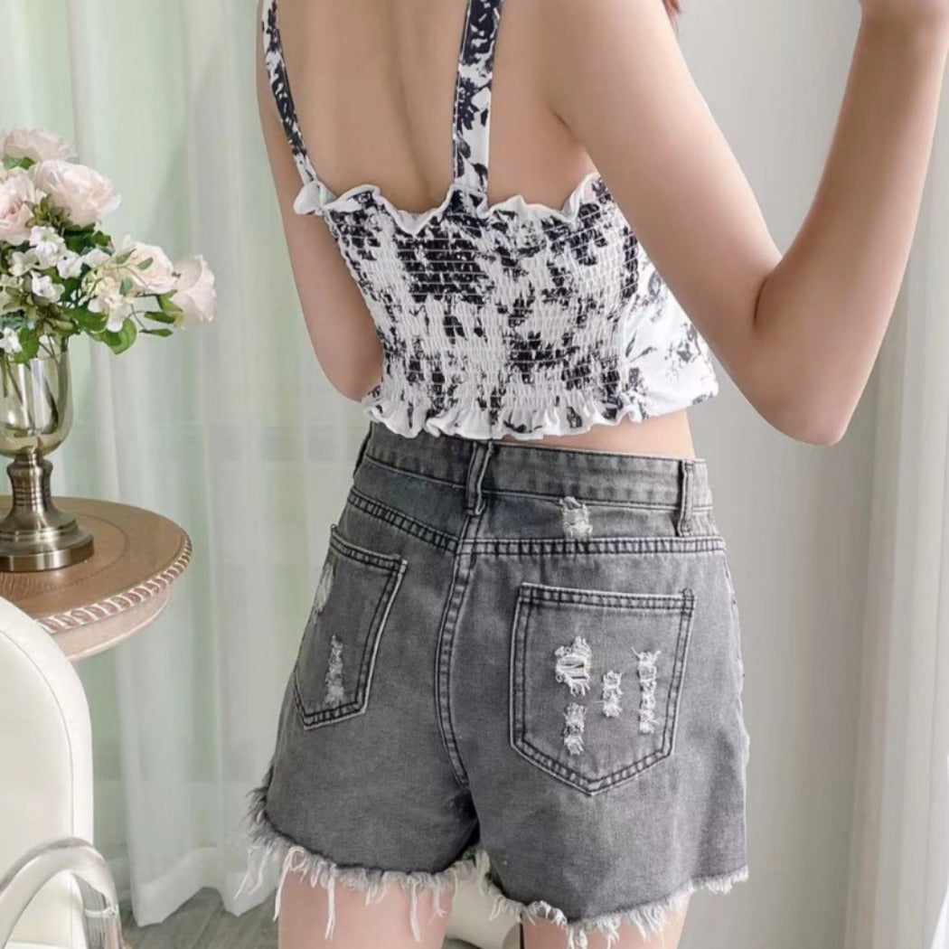 Vesty - Adjustable V-Neck Cami Top - Sweet & Sexy