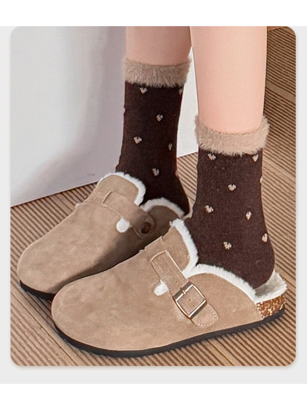 Rufia - Mini Heart Dot Crew Socks