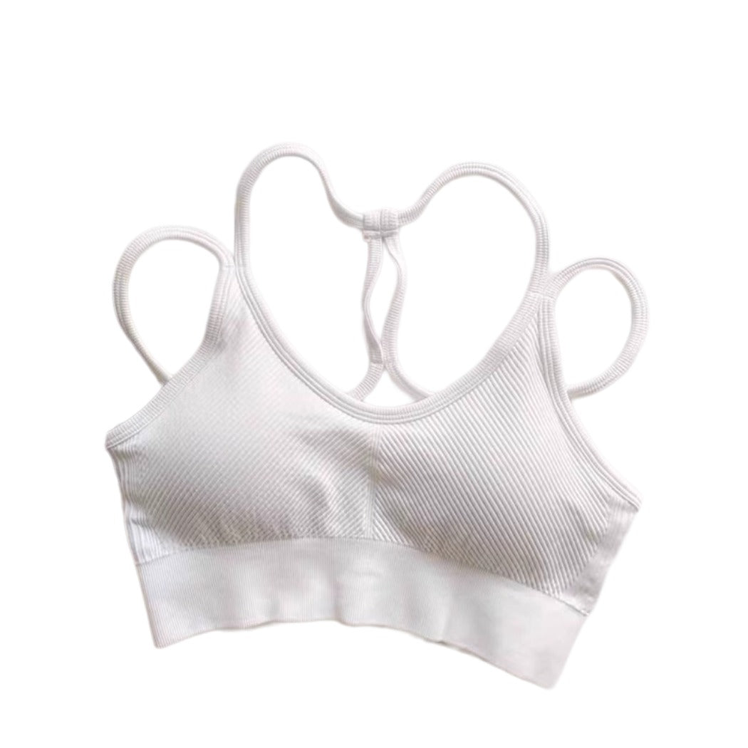 Stepo - Slim Strap Sports Bra Yoga Camisole