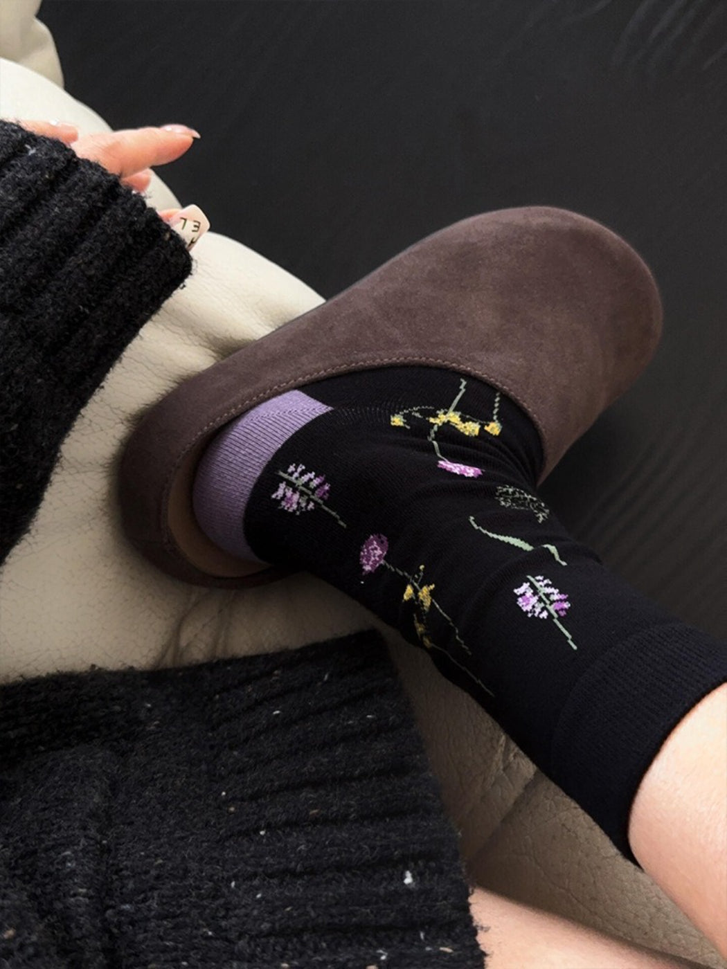 Rufia - Bold Floral Crew Socks product image 6