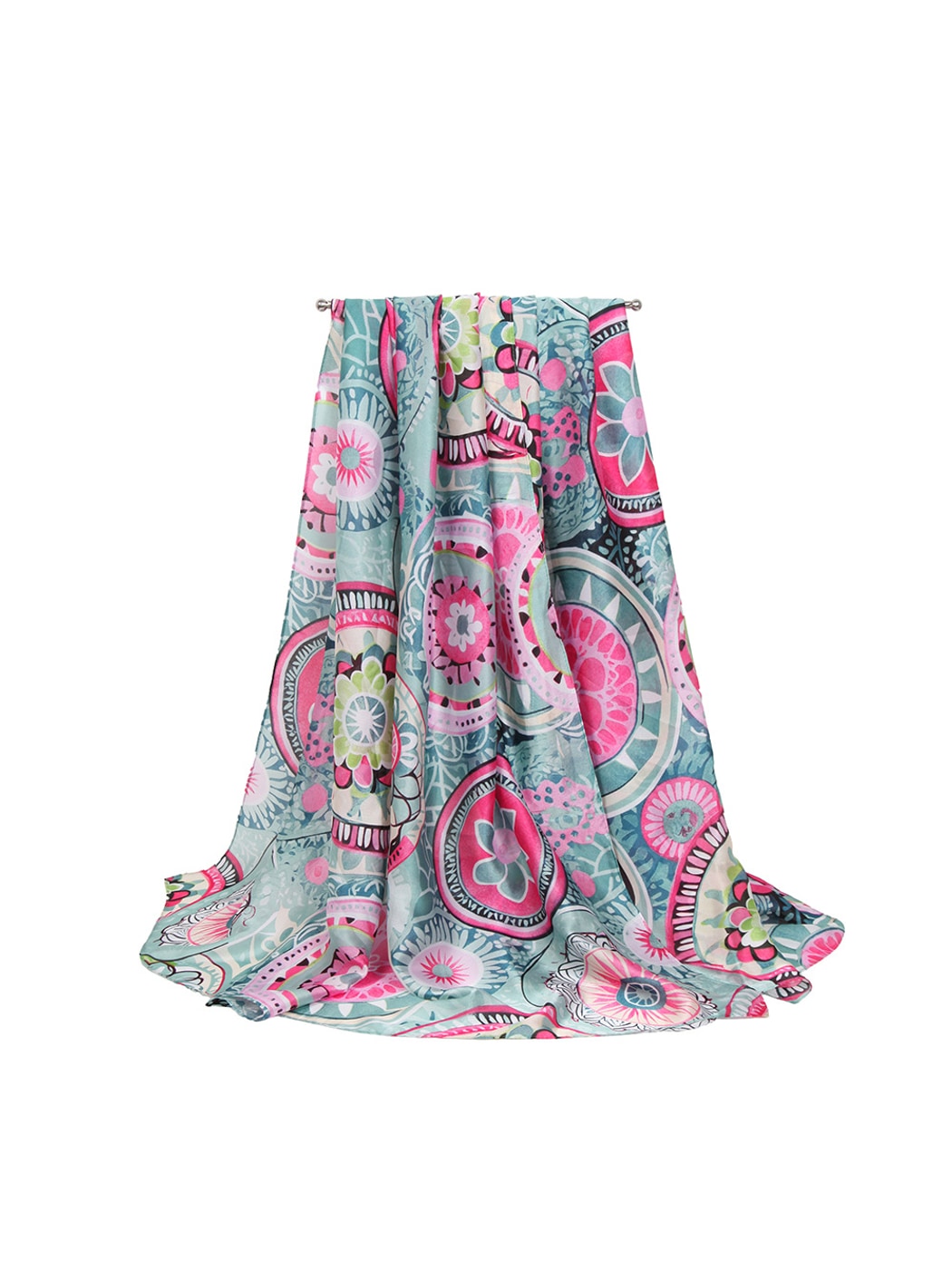 Scarvii - Mandala Print Long Fashion Scarf