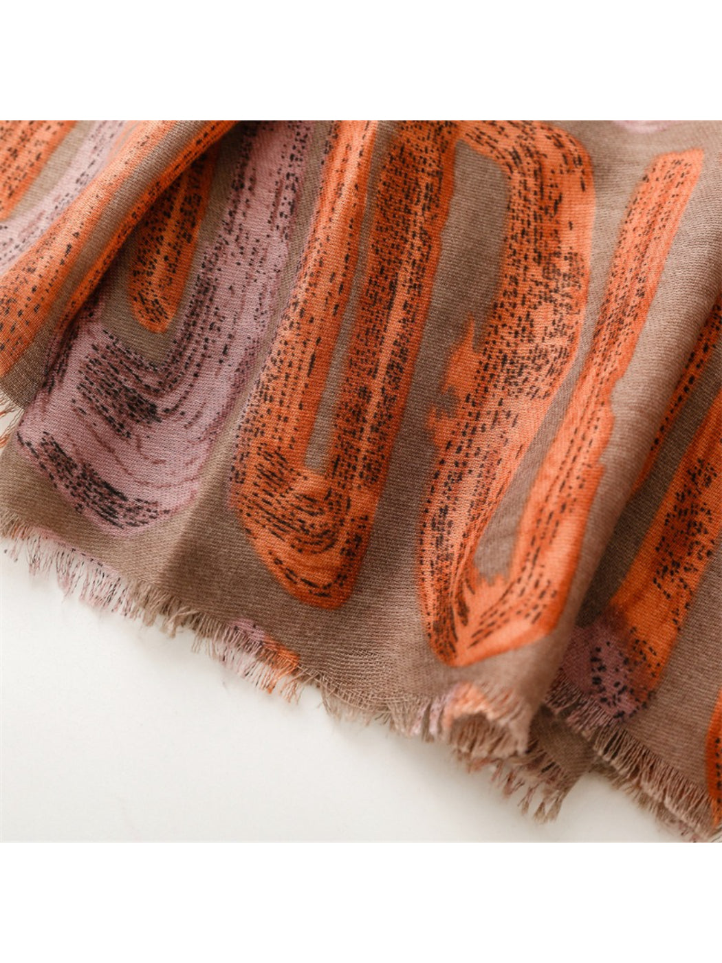 Scarvii - Abstract Brushstroke Pattern Scarf