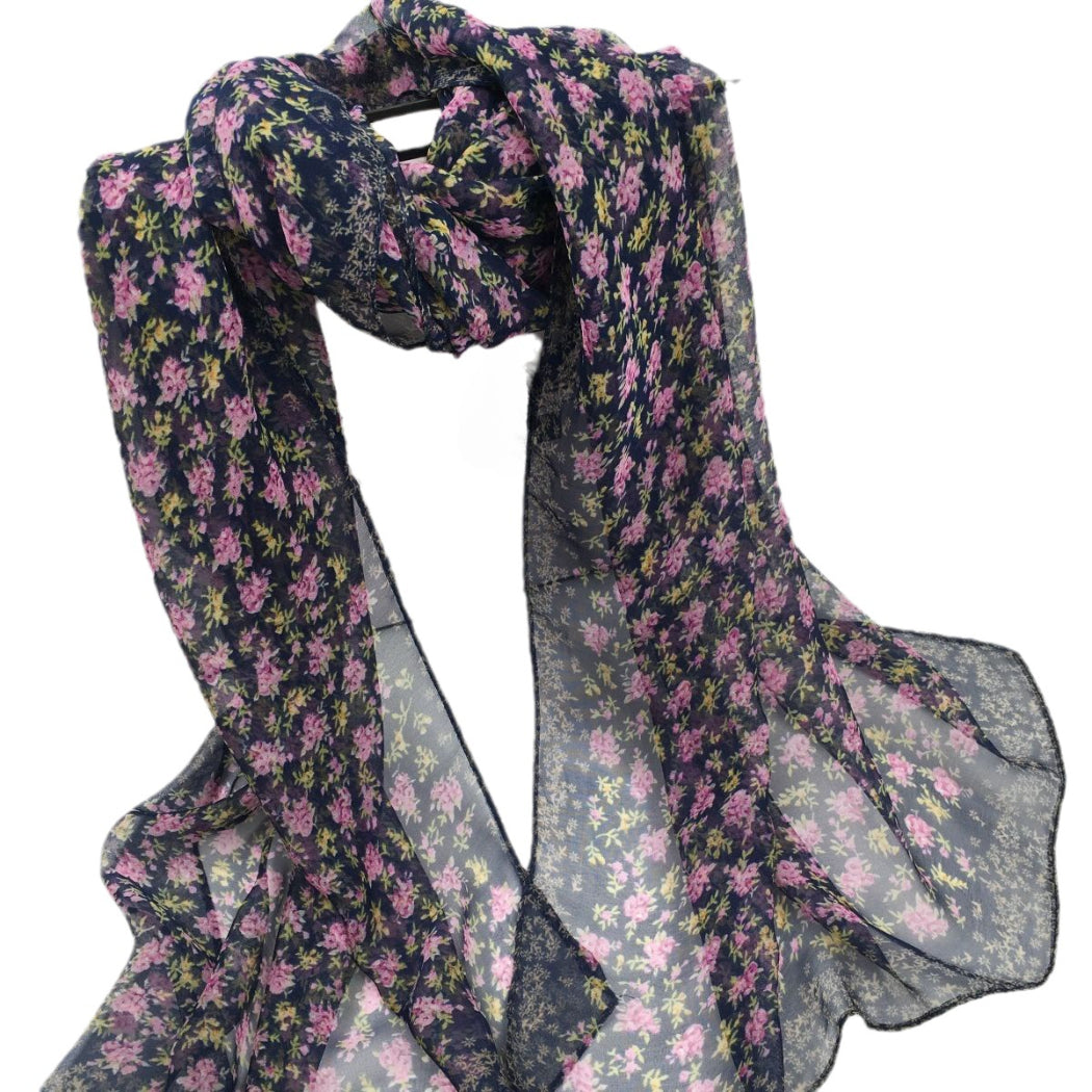 Scarvii - Daisy Print Scarf - Cool & Soft