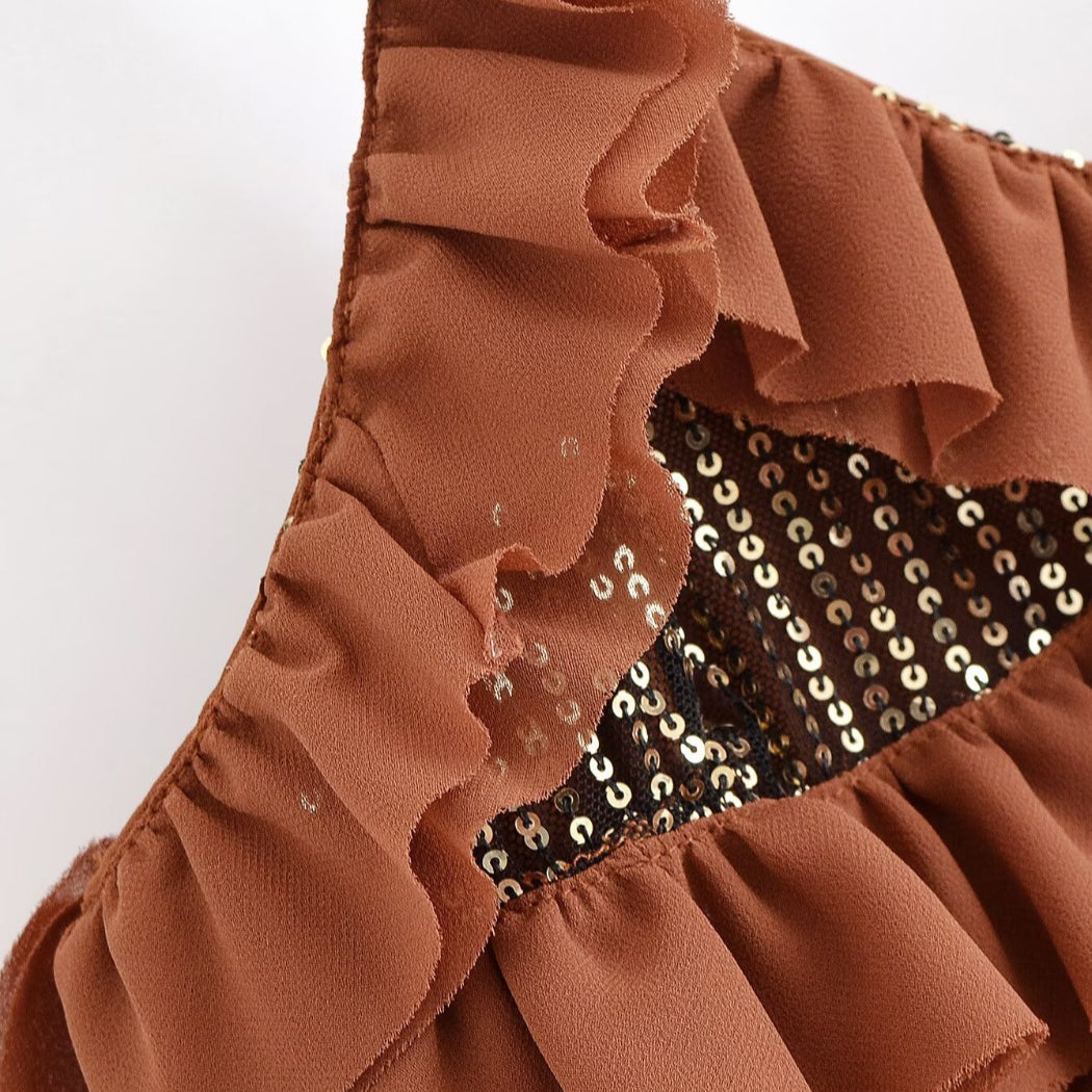 Vesty - Beaded Layered Camisole small - Feminine Elegance