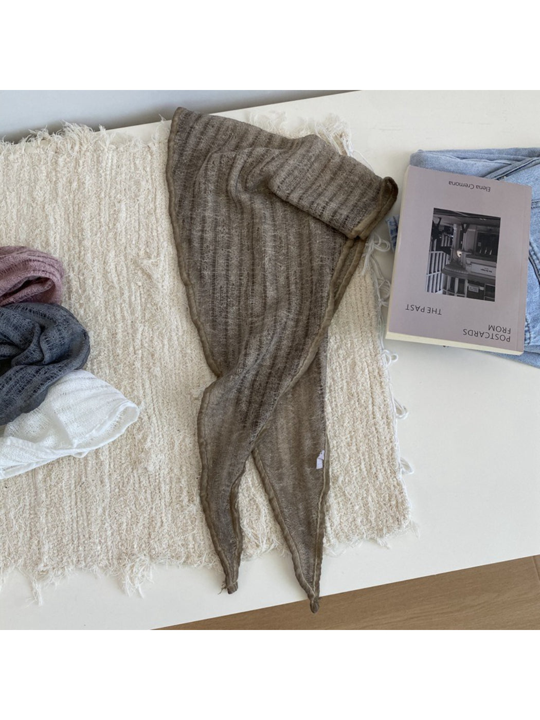 Scarvii Lightweight Sheer Triangle Scarf