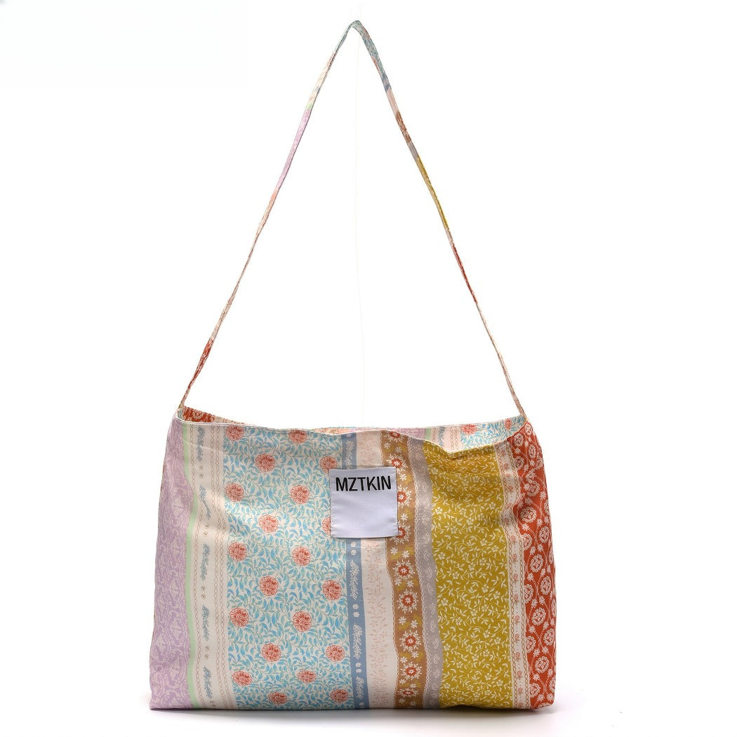 Cosbai - Patchwork Crossbody Bag - Large & Unique