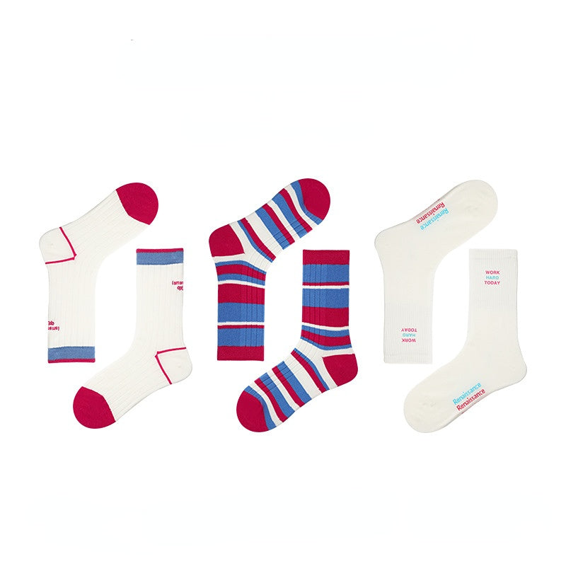 Rufia - 3 Pairs Stripe Socks