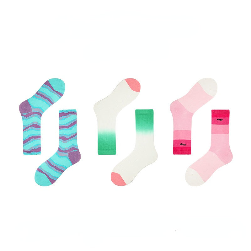 Rufia - 3 Pairs Stripe Socks