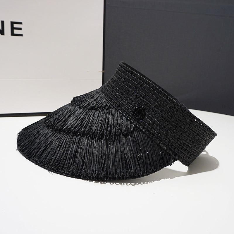 Folded Haila adjustable summer hat highlighting flexible brim design