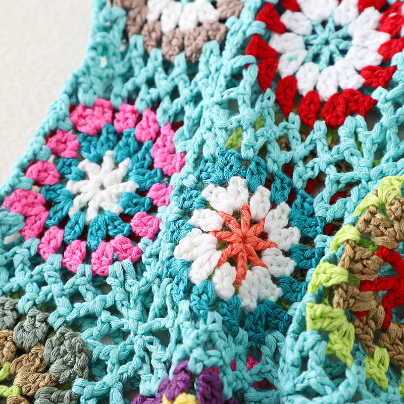 Vintage Handmade Crochet Bag - Exquisite Handcrafted Handbag