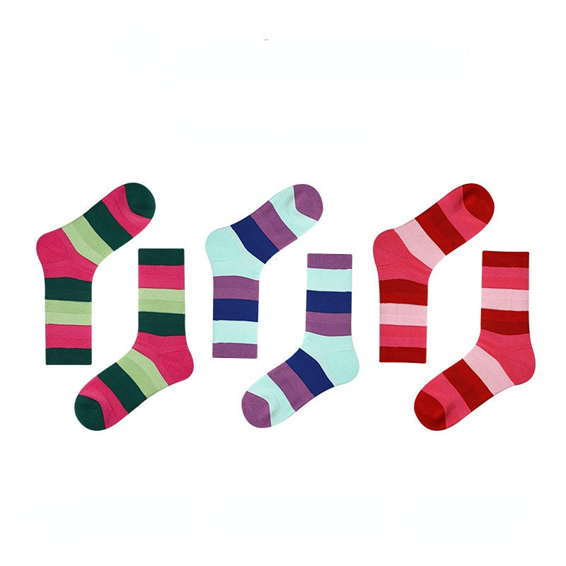Rufia - 3 Pairs Stripe Socks