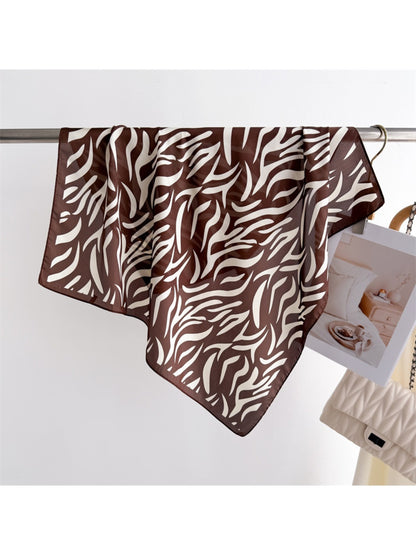Scarvii - Zebra Print Square Scarf
