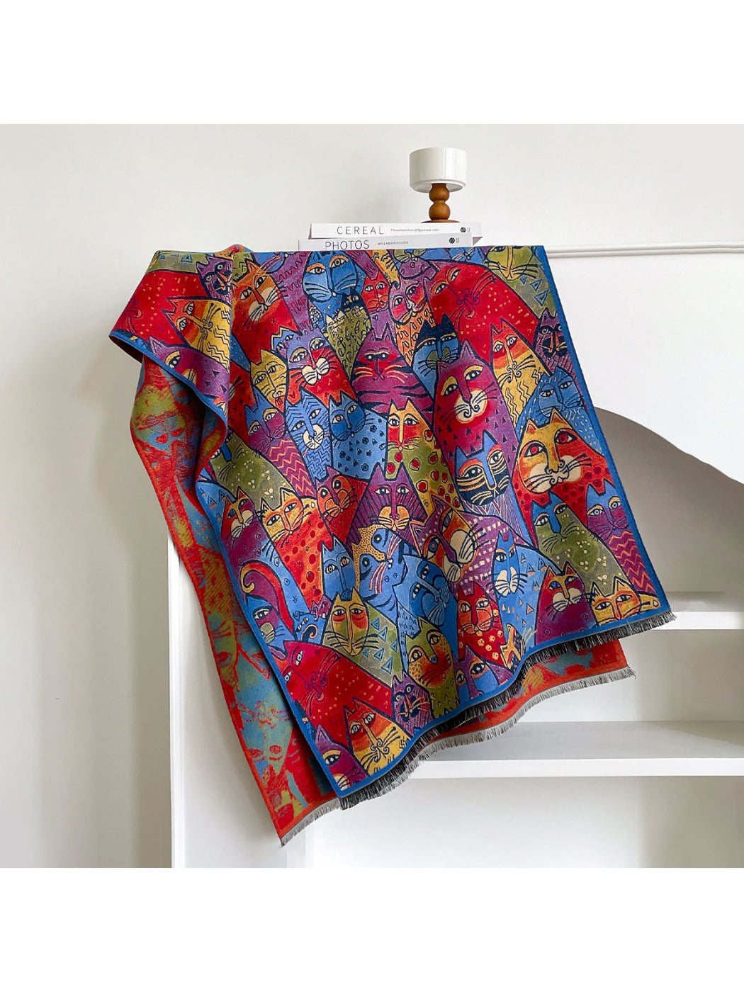 Scarvii - Vintage Abstract Art Paisley Print Scarf & Wrap