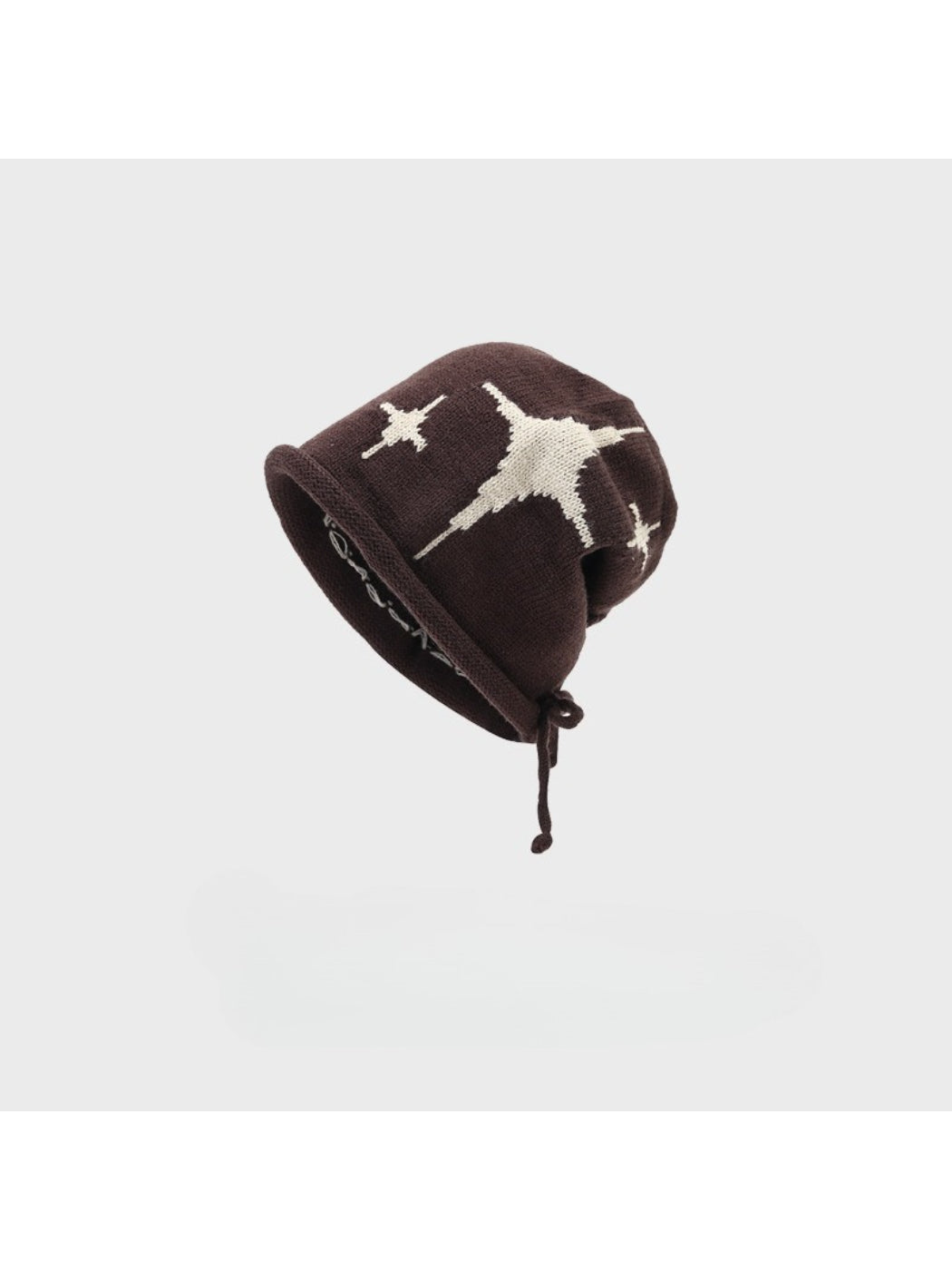 Haila - Star Pattern Knit Bucket Hat