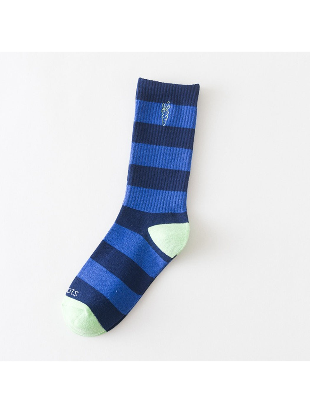 Rufia - Bold Stripe Embroidered Crew Socks product image 6