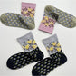 Rufia - Boho Diamond Pattern Mid-Crew Socks