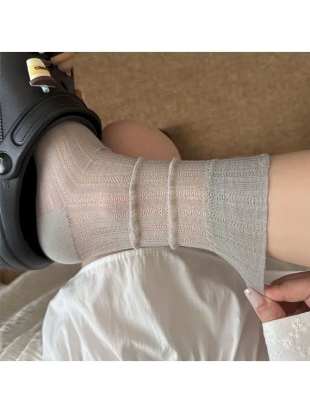 Rufia - Minimal Solid Socks for Women