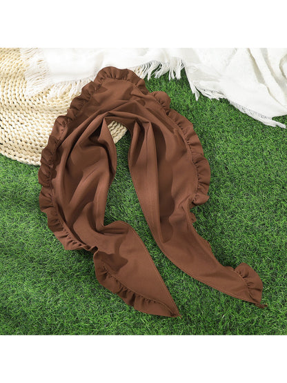 Scarvii Ruffle Edge Bandana Headband