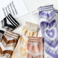 Rufia - Hollow Heart Pattern Mid-Calf Stockings