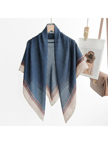 Scarvii Ditsy Geo Square Scarf