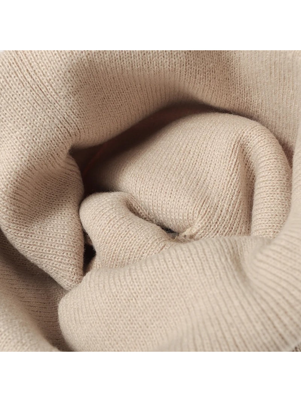 Haila - Letter Patch Cuffed Beanie