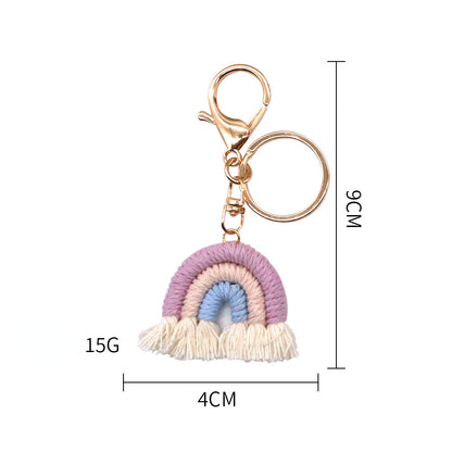 Koco Crochet Rainbow Keychain alternate product view