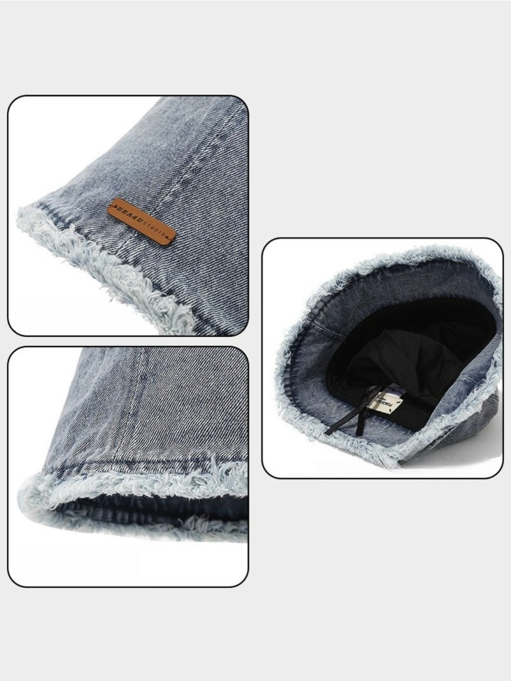 Haila – Vintage Denim Bucket Hat