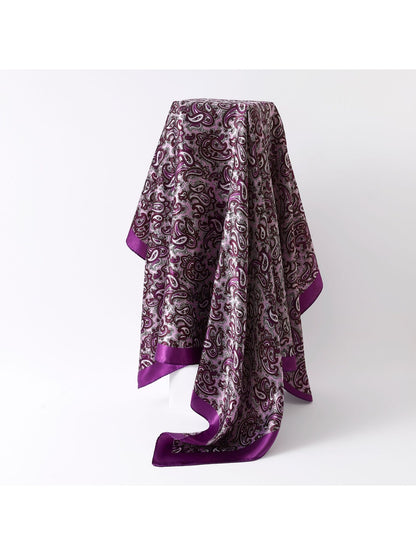 Scarvii - Ornate Paisley Square Scarf