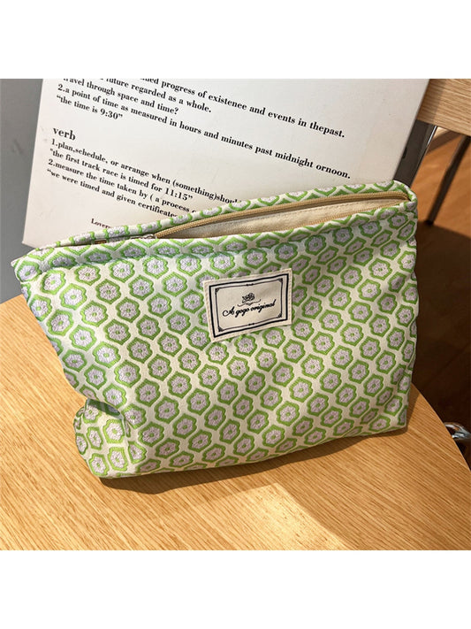 Cosbai - Patterned Cosmetic Organizer Bag