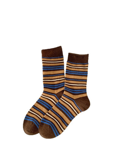 Rufia - Classic Multi-Stripe Crew Socks