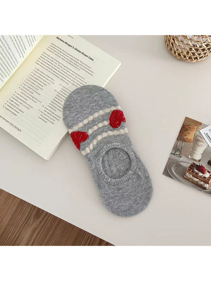 Rufia - Heart Detail No Show Socks product image 7
