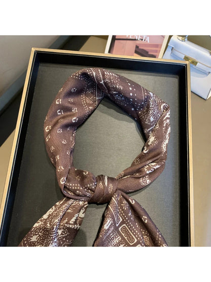 Scarvii - Polka Dot Paisley Square Scarf