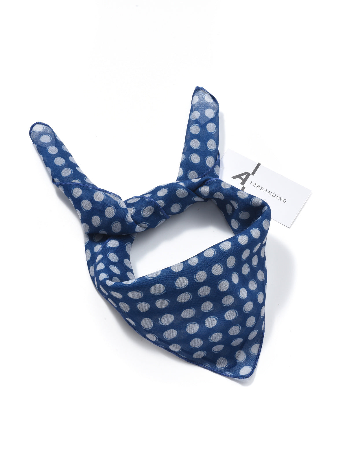 Scarvii - Lightweight Polka Dot Square Scarf