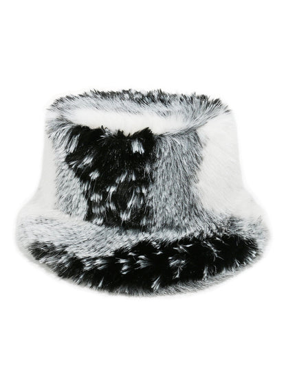 Haila Faux Fur Fuzzy Bucket Hat