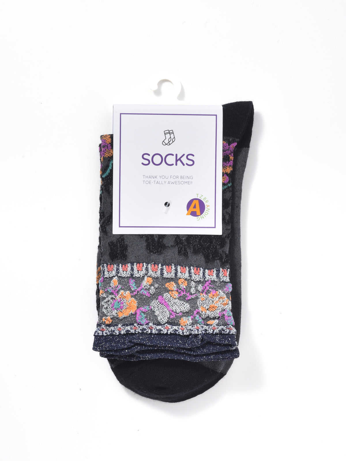 Rufia - Vintage Pattern Autumn-Winter Mid-Calf Socks