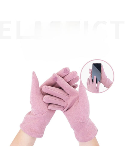 Gloving Pink Touch Screen Winter Gloves