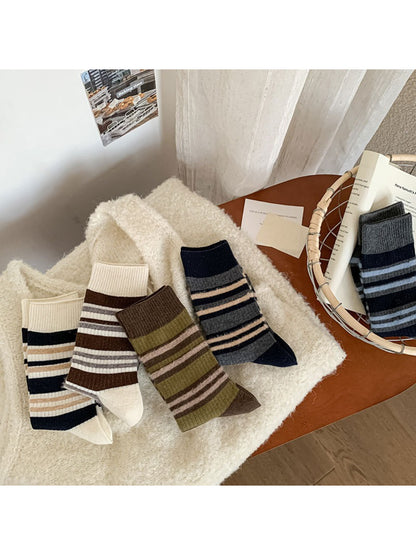 Rufia - Soft Stripe Crew Socks