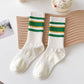 Rufia - Striped Mid-Calf Socks