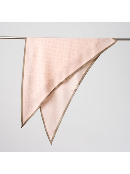 Scarvii - Paisley Print Contrast Trim Triangle Bandana
