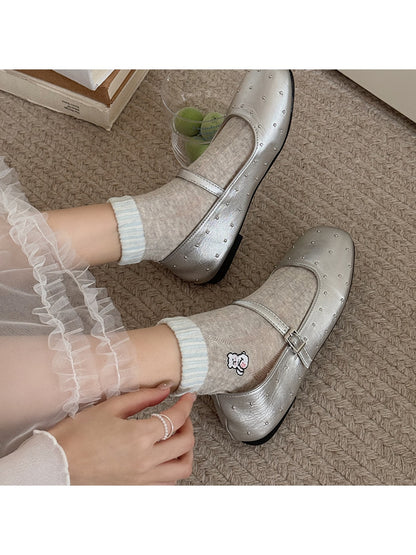 Rufia - Playful Mixed Pattern Ankle Socks