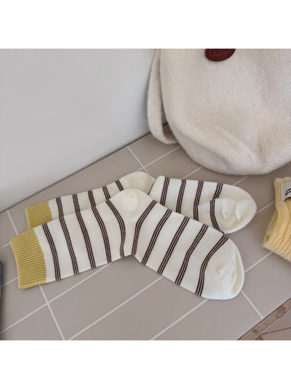 Rufia - Everyday Neutral Stripe Crew Socks product image 6