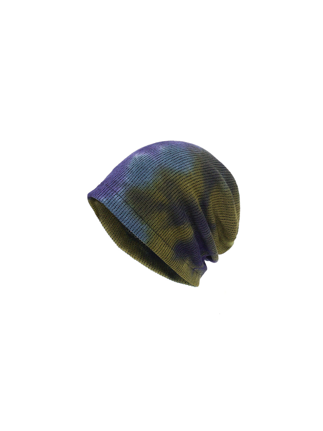 Haila - Abstract Pattern Knit Slouchy Beanie