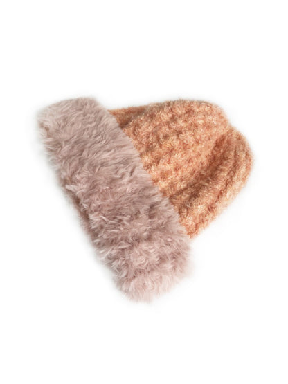 Haila - Soft Plush Cuffed Knit Beanie