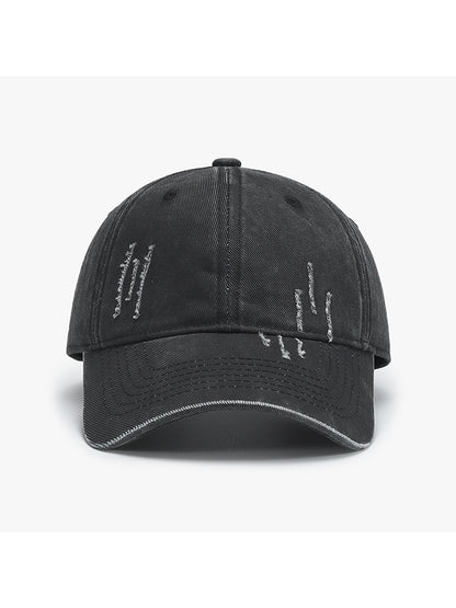 Haila - Soft Top Curved Brim Adjustable Baseball Cap