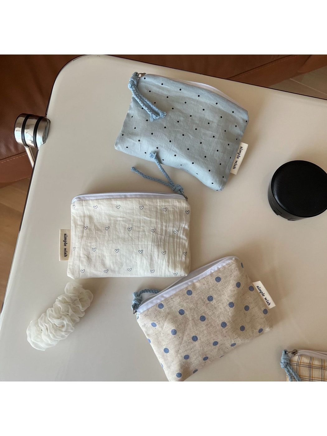 Cosbai - Classic Patterned Zipper Coin Purse
