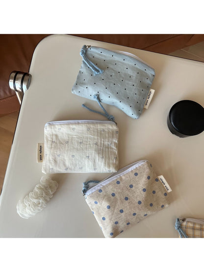 Cosbai - Classic Patterned Zipper Coin Purse