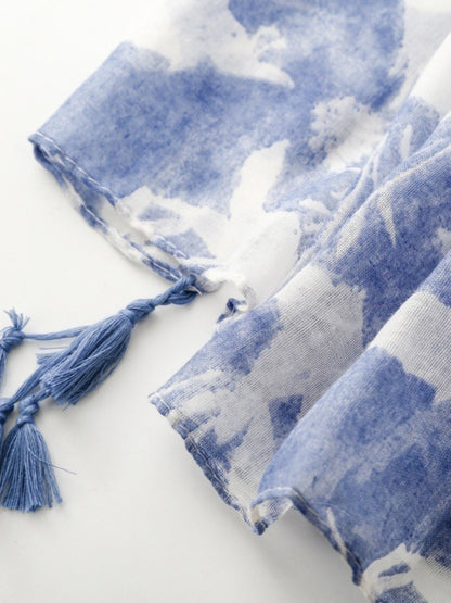 Scarvii - Vintage Floral Print Scarf - Soft & Fresh