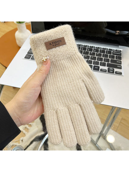 Gloving - Candy Color Touchscreen Knit Gloves