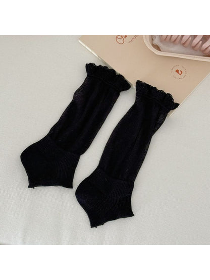 Rufia - Lace Color Block Ankle Socks detail view 5