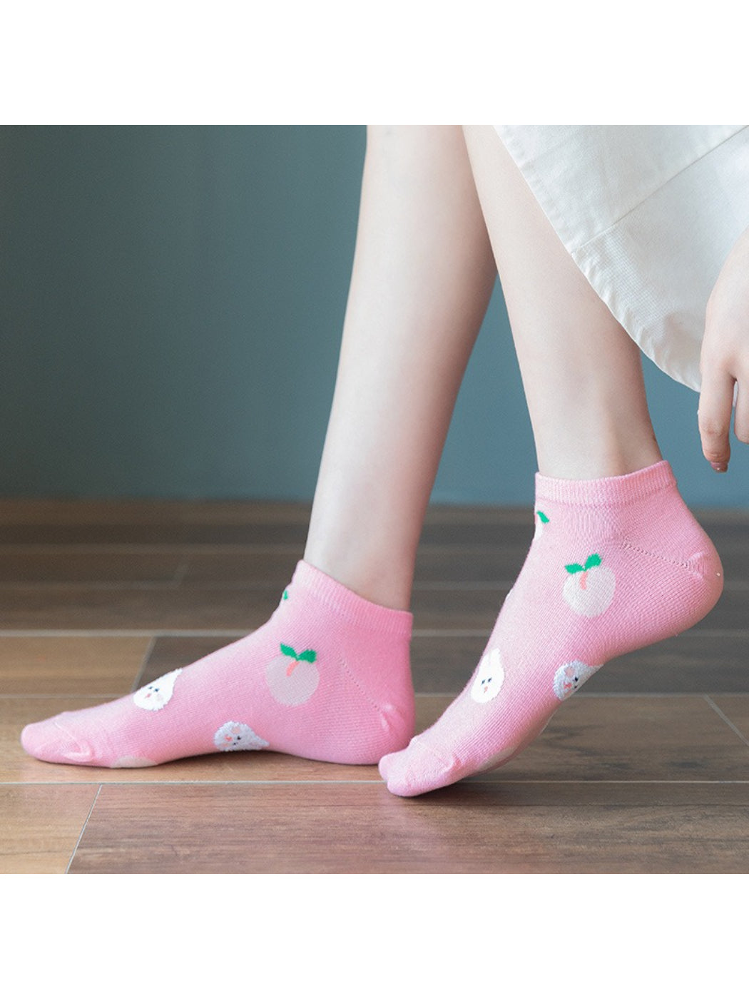 Rufia - Playful Fruit & Bear Ankle Socks product image 3